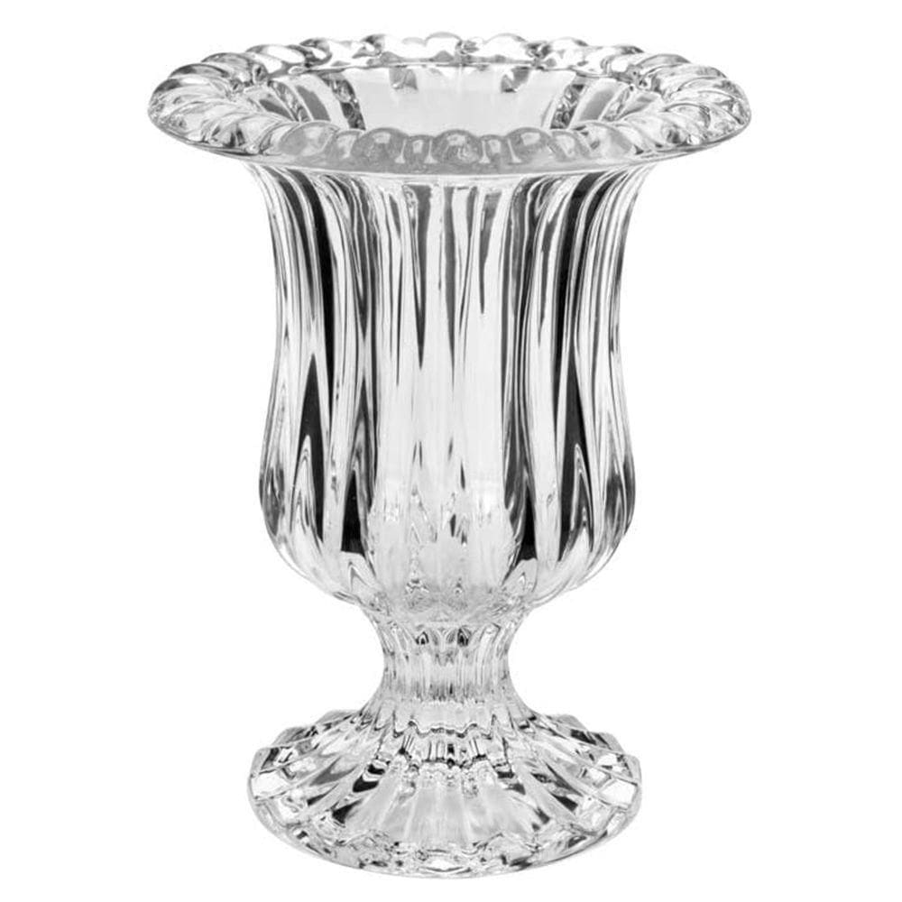 Vaso De Vidro Com Pé Renaissance 14,5 X 11,5 Cm
