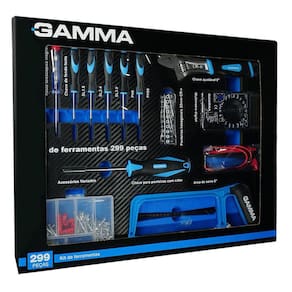 Kit De Ferramentas Gamma Com 299 Peças