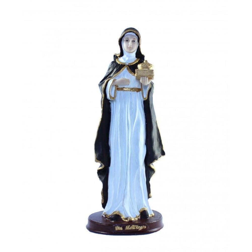 Santa Edwiges Escultura Em Resina 28 Cm