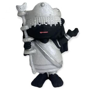 Escultura Orixás Oxalá Coleção Baby Negro Criança 10Cm
