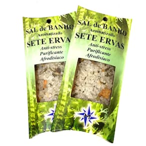 Sal de Banho Aromatizado 7 ervas
