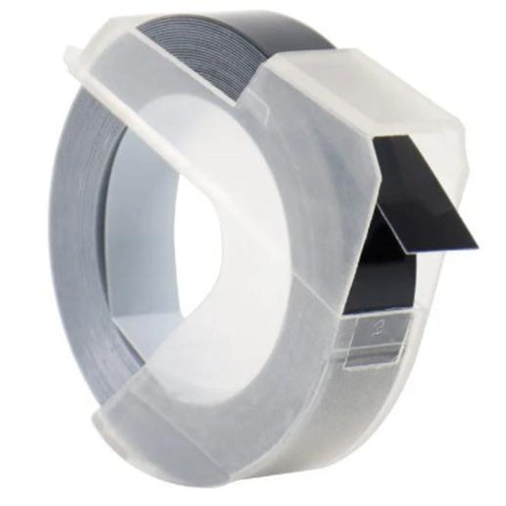 Fita Vinil Dymo Preta 6Mm Rotulador Manual Aplicador 3D31