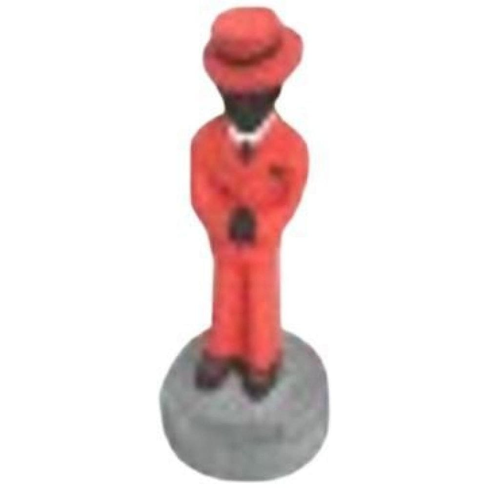 Escultura Zé Pelintra Vermelho Em Resina 10 Cm