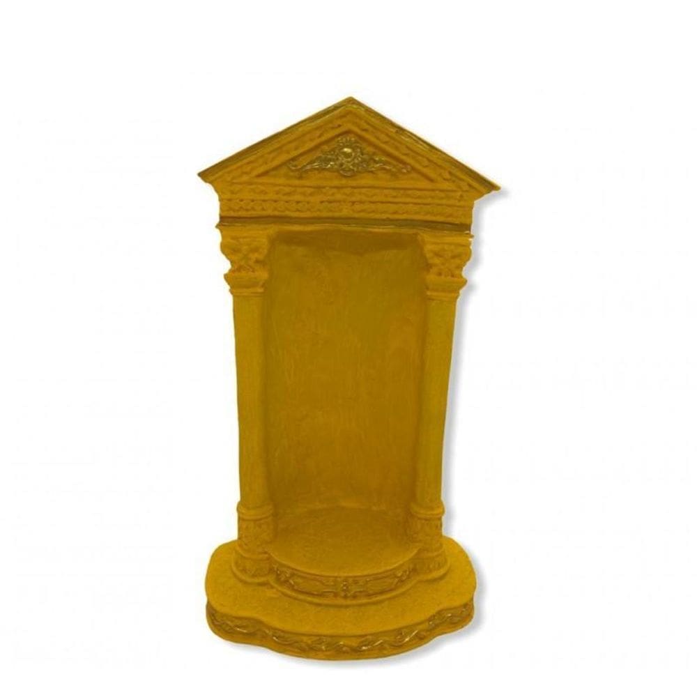 Oratório Em Resina 24 Cm Amarelo