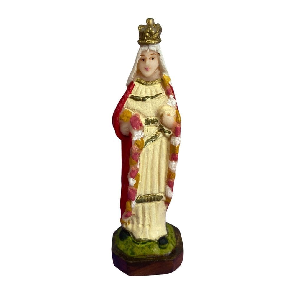 Escultura Santa Isabel 7 Cm Em Resina