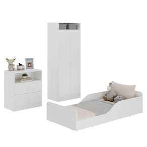 Quarto Infantil Completo Colchão Incluso Multimóveis Branco
