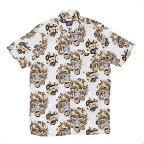 Camisa Masculina Santa Cruz Botanic Skull Shirt