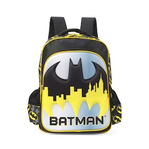 Mochila Escolar Luxcel Batman Grande Amarelo