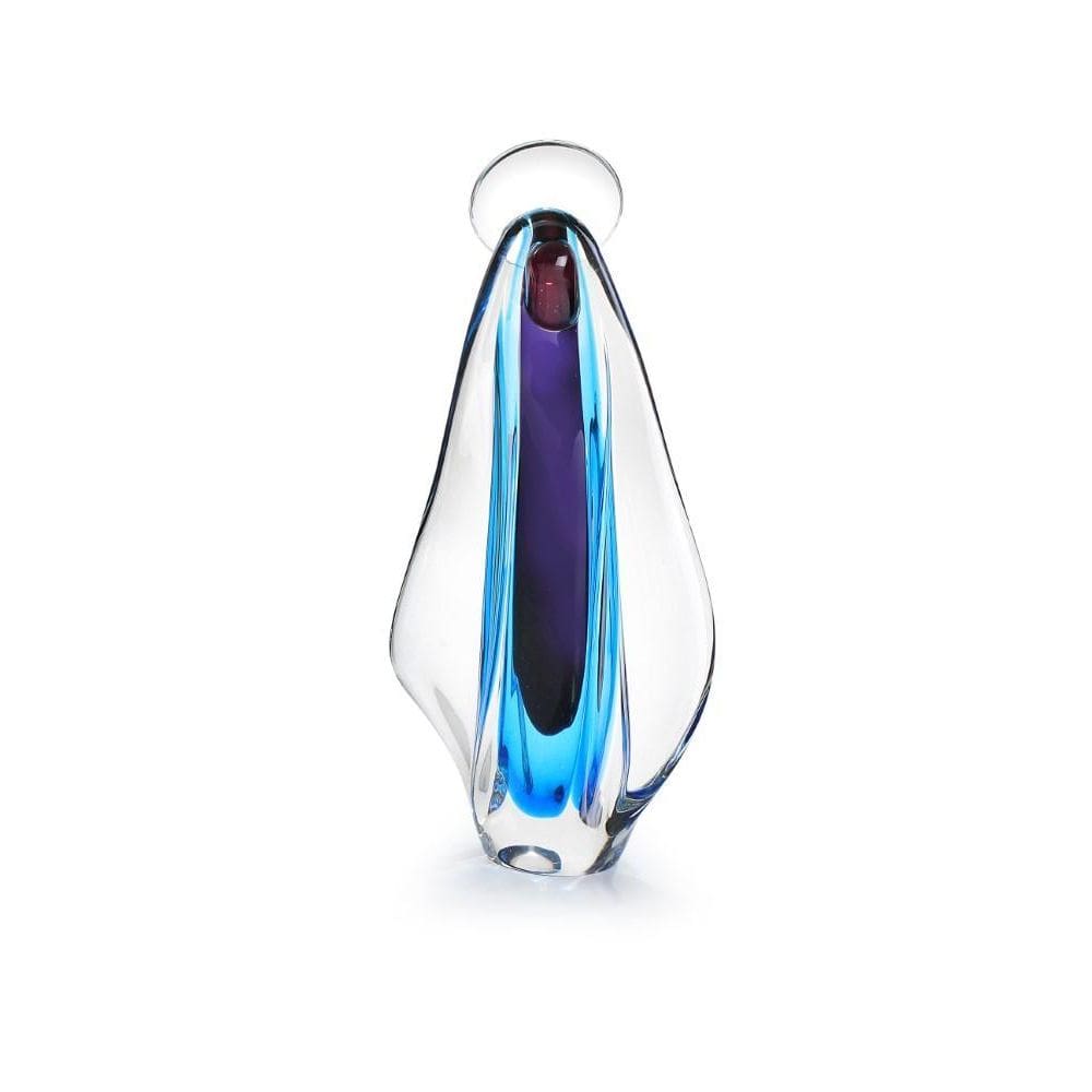 Imagem Em Cristal Murano Azul Oxford - São Marcos 43Cm