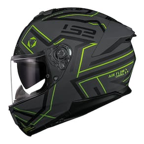 Capacete LS2 FF808 Stream II Maze Preto e Cinza