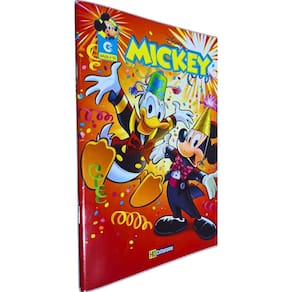 Quadrinhos HQ Gibi Graphic Novel Formatinho 13,50x19 cm Lombada com Grampos Mickey Edição nº 45 Editora Culturama