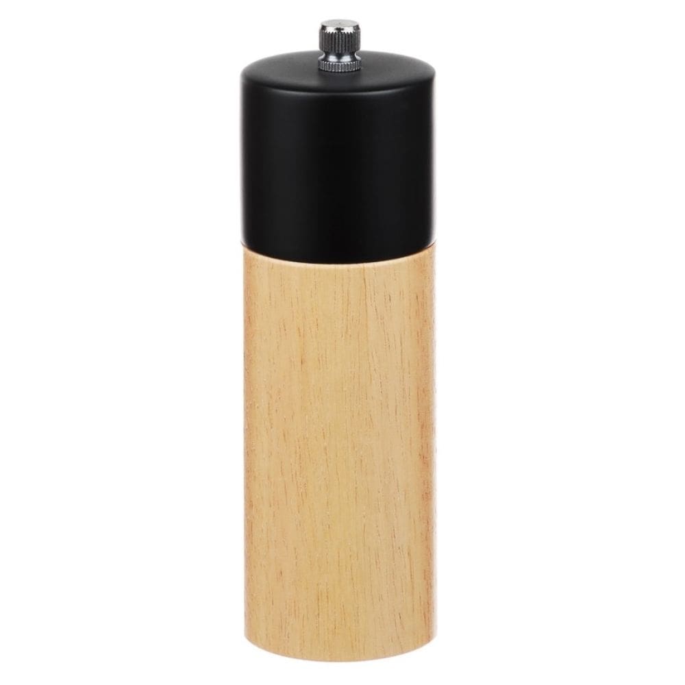 Moedor Em Madeira Para Pimenta, Sal Grosso E Temperos 15cm