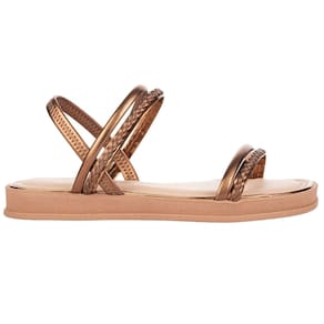 Sandália Feminina Casual Dia a Dia Flatform Calce Fácil Dakota Y8441