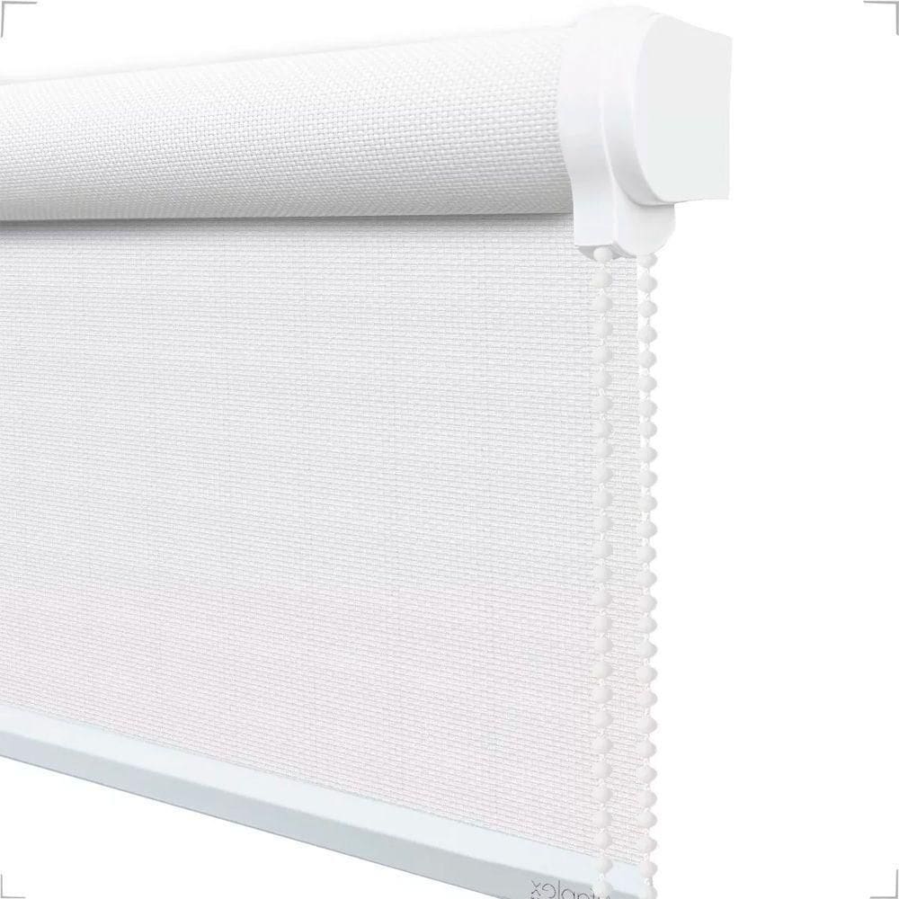 Persiana Rolo Screen 3% Branco - 2,10m X 2,20m