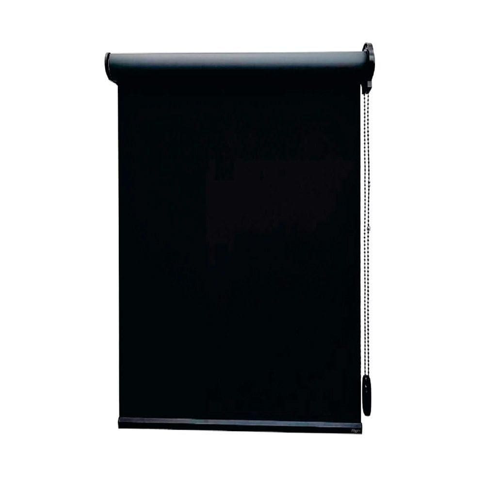 Persiana Rolo Blackout Pinpoint Preta - 1,90m X 2,70m