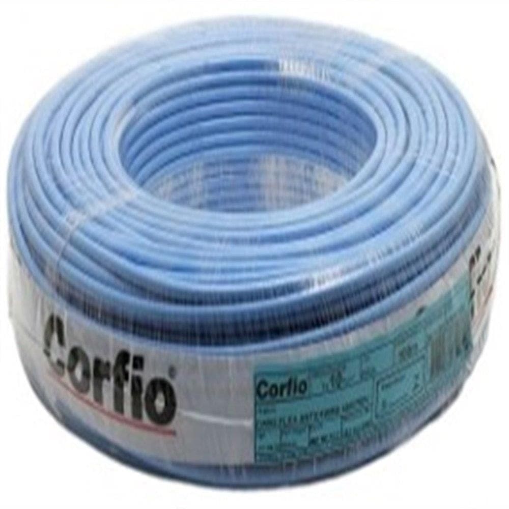 Cabo Rigido 7 Pernas Corfio 25MMx100M Rolo 750V Azul
