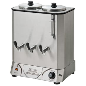 Cafeteira Profissional 2 Reservatórios 4 Litros Máquina de Café Elétrica Marchesoni