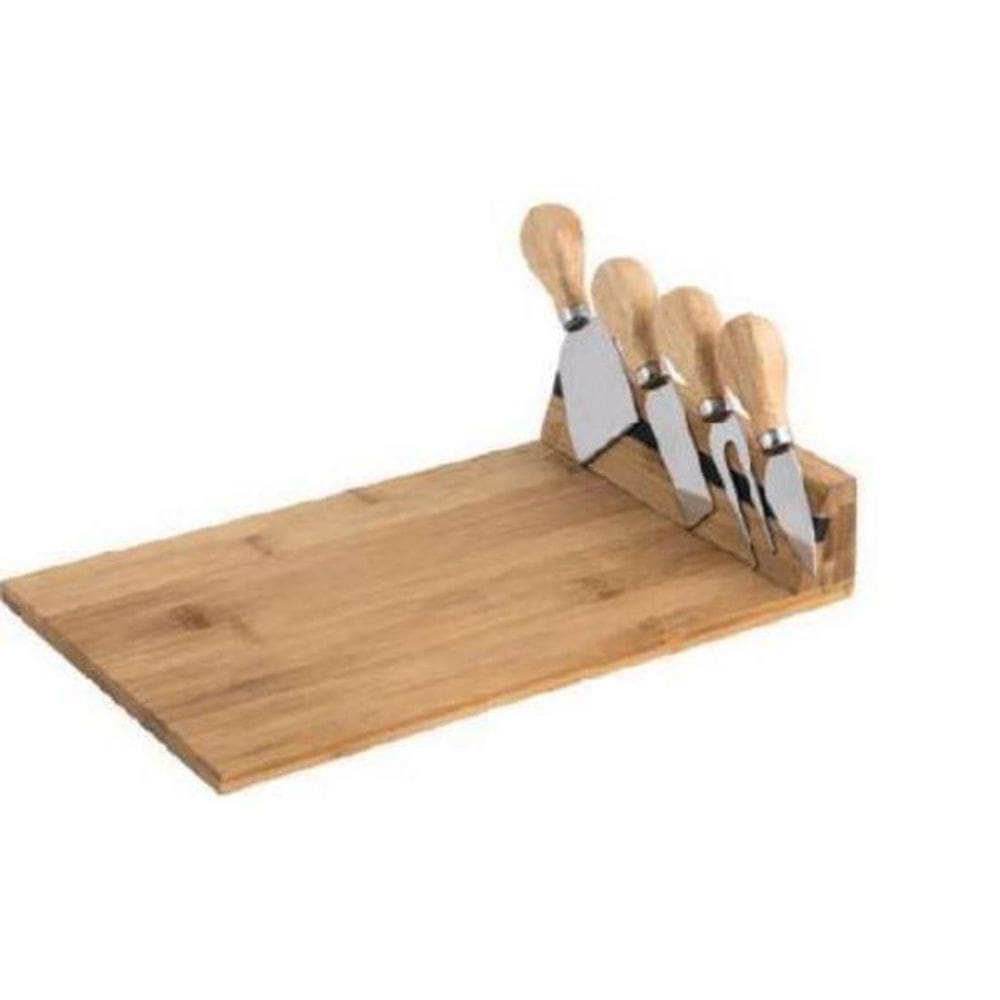 Jogo Tábua De Queijo Com 04 Facas Ecokitchen - Mimo Style