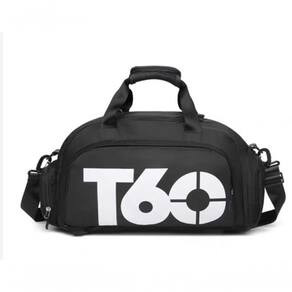 Bolsa Academia Fitness Mala De Viagem Mochila Transversal Treino Preto