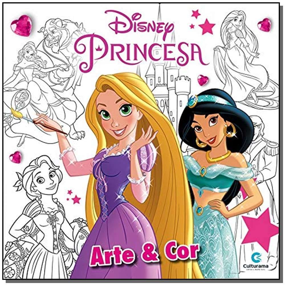 Arte e Cor Disney Princesas