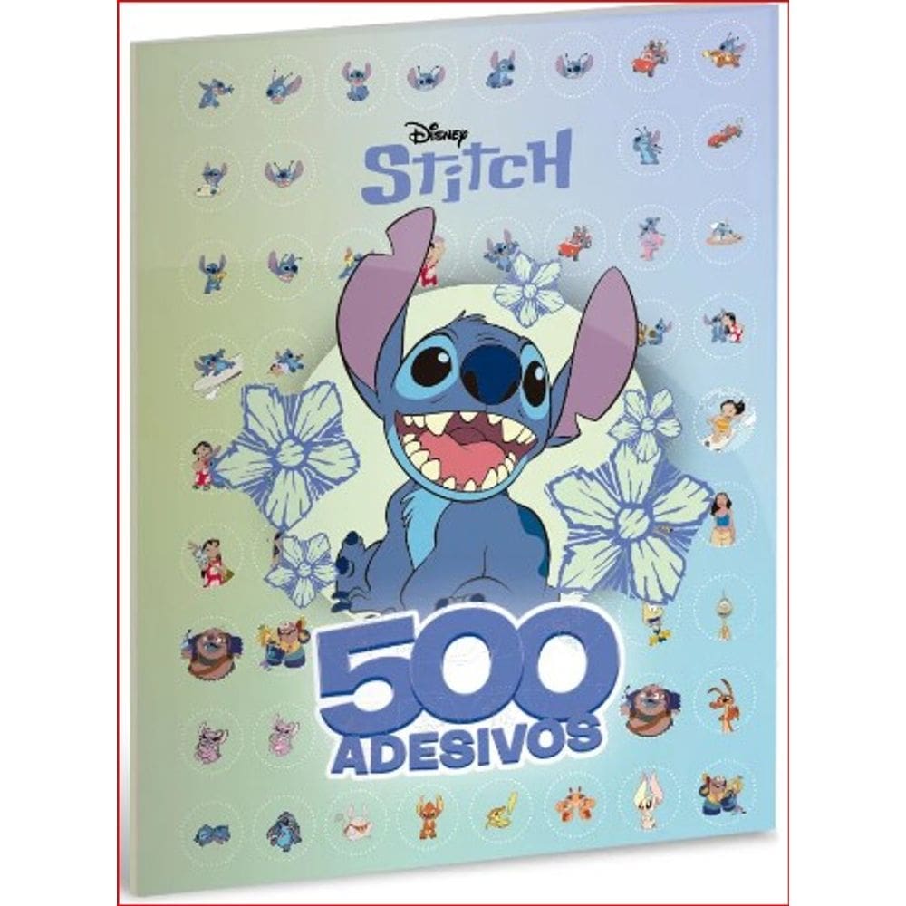 500 Adesivos Stitch