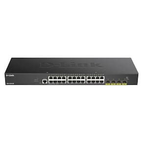 Switch 28 Portas D-Link DGS-1250-28X - Gerenciável - 24 Portas Gigabit - 4 Portas SFP+ 10G