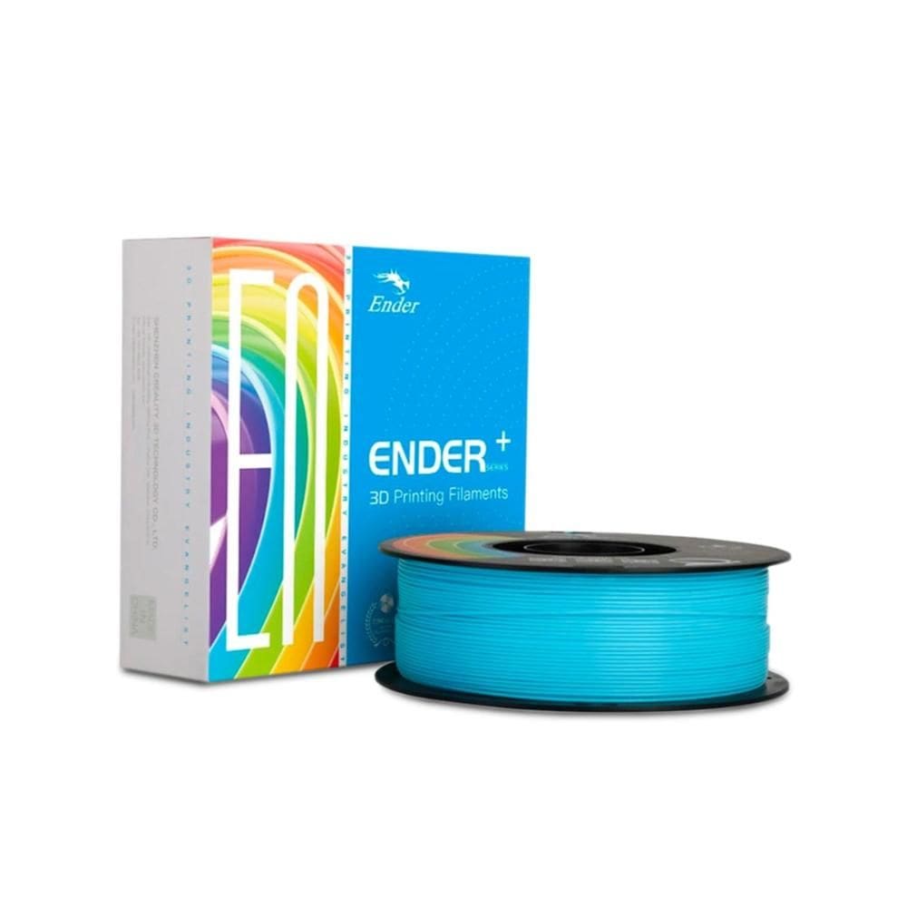 Filamento Ender-PLA+ Creality p/ Impressora 3D Azul 1Kg 1.75mm