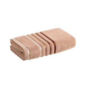 Toalha de Rosto Lumina Unika Karsten Rosa Deserto 48x80 Fio Penteado com Listras