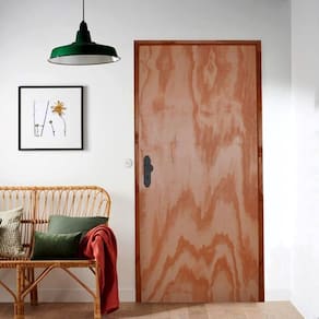 Porta Lisa Mescla Batente Ecolológico 09 Fechadura 823/02 80 X 2,10 Esquerdo Natural