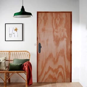 Porta Lisa Mescla Batente Ecolológico 09 Fechadura 803/02 80 X 2,10 Esquerdo Natural