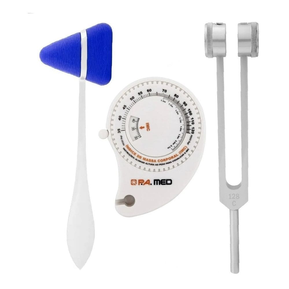 Kit Fisioterapia Martelo Taylor Trena Diapasão