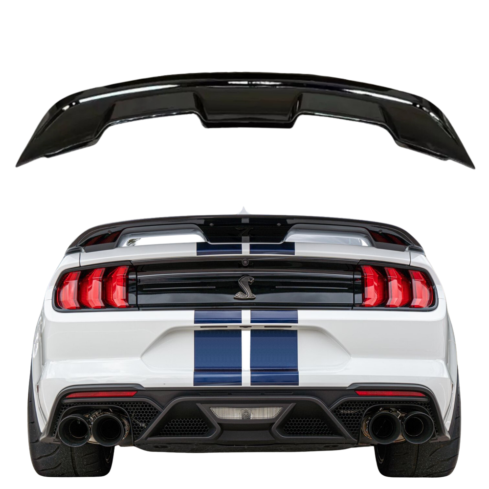 Spoiler Ford Mustang GT Mach 1 Shelby GT500 Black Piano