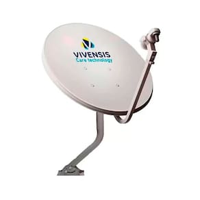 Antena mini Parabólica Tv 60cm+LNBF Simples