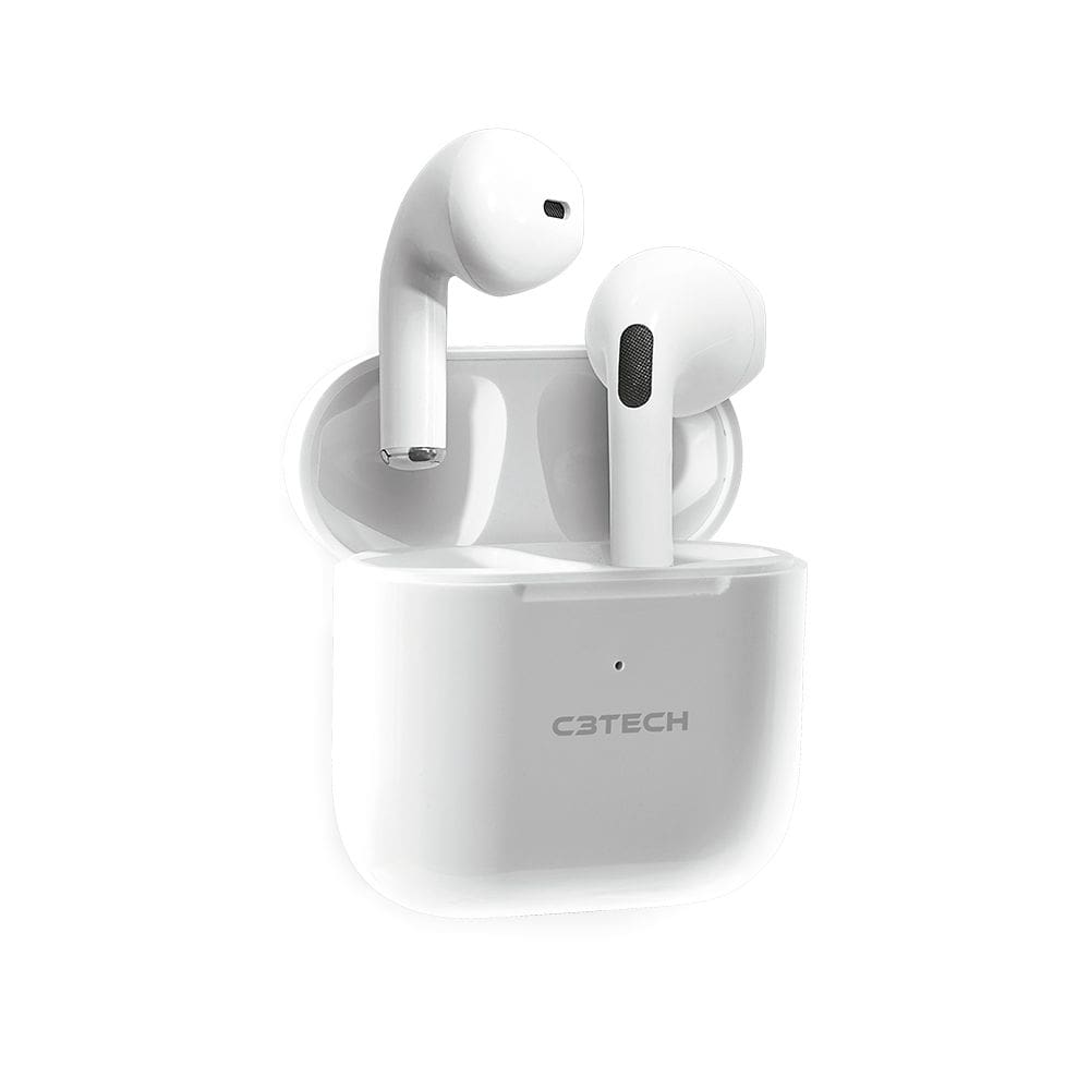 Fone De Ouvido Bluetooth C3Tech EP-TWS-21WH Branco