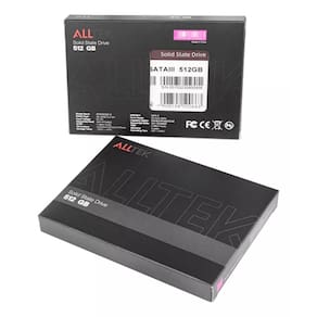Hd Ssd 512gb Alltek 2.5 Sata Ill 6 Gbs - 3 Anos Preto 512gb