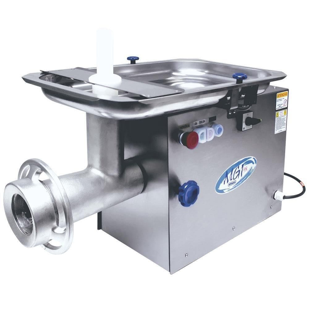 Moedor e Picador de Carne Gural Industrial Inox Trifásico MGI-98 380V P003