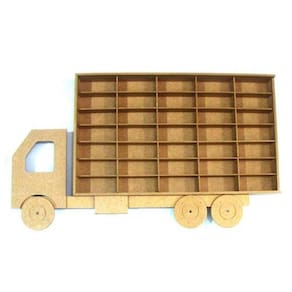 Carrinho MDF p/ Pintura 40x60x6 cm - Estante 35 Carrinhos