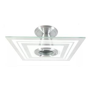 Luminária Plafon Quadrado Branco - Sala, Quarto, Cozinha