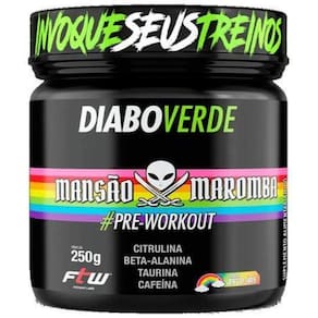 Diabo Verde Pre-Workout Arco-Íris 250G - Ftw