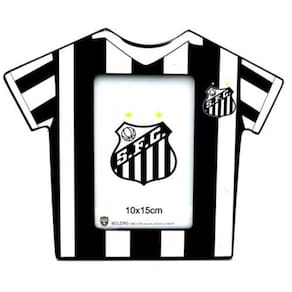 Porta Retrato Camisa Futebol Foto 10x15 cm - Santos