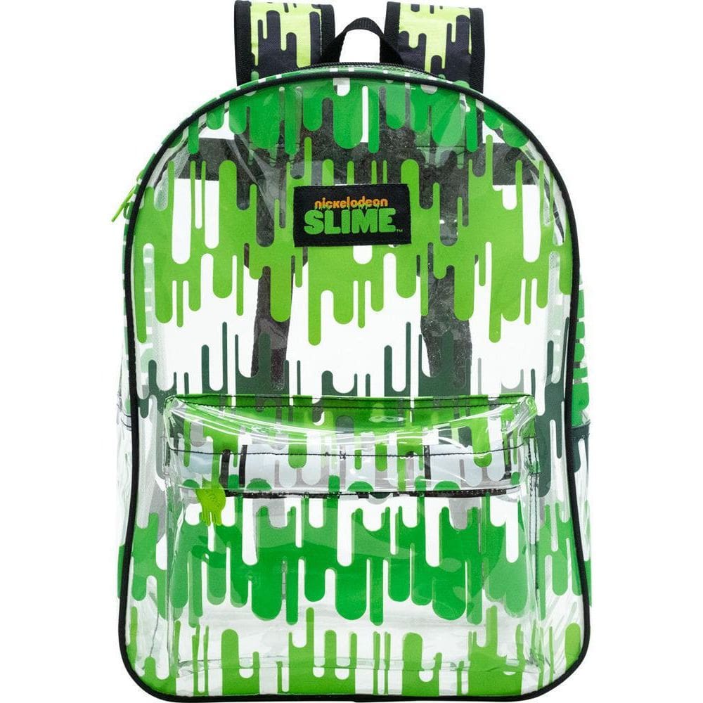 Mochila Escolar Nickelodeon Slime Transparente Verde