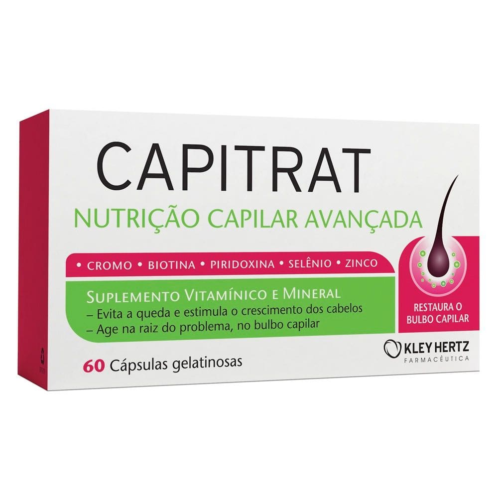 Capitrat Nutricosmético para Cabelos Fortes e Saudáveis