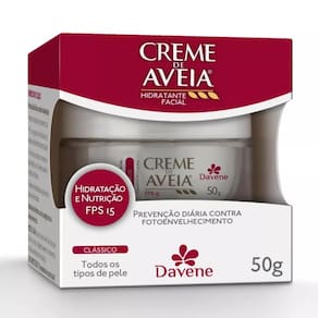 Creme Aveia Davene Clássico FPS 15 Hidratante Facial 60g