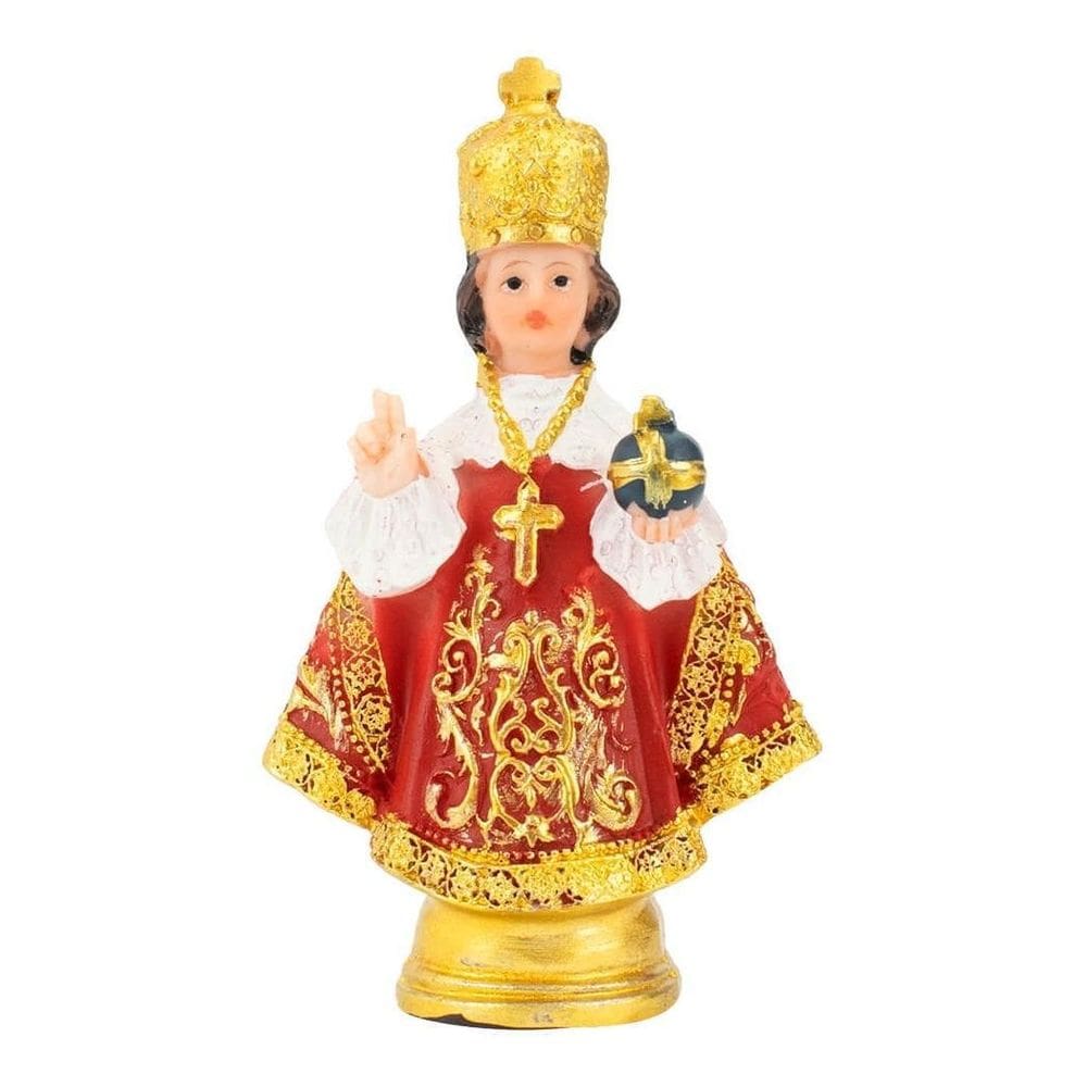Menino Jesus De Praga 8Cm - Enfeite Resina