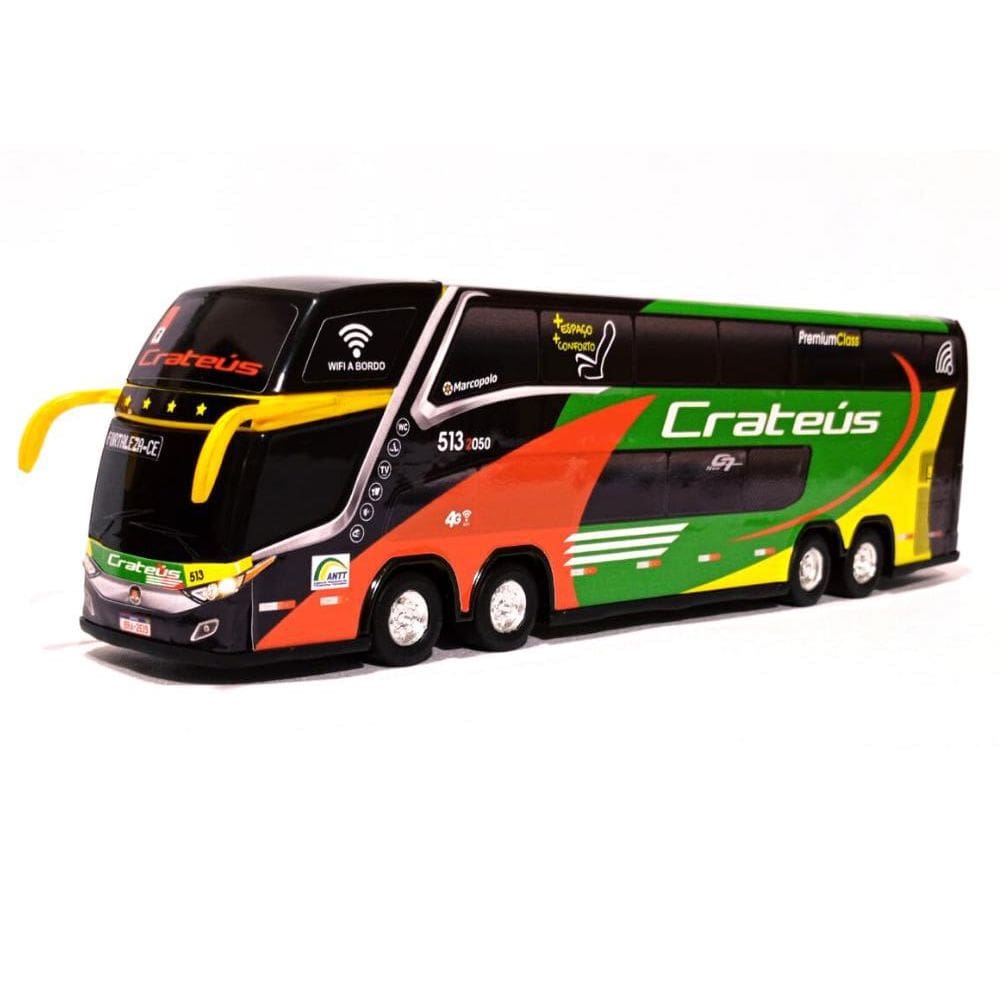 Brinquedo Miniatura Ônibus Viação Cratéus 30Cm