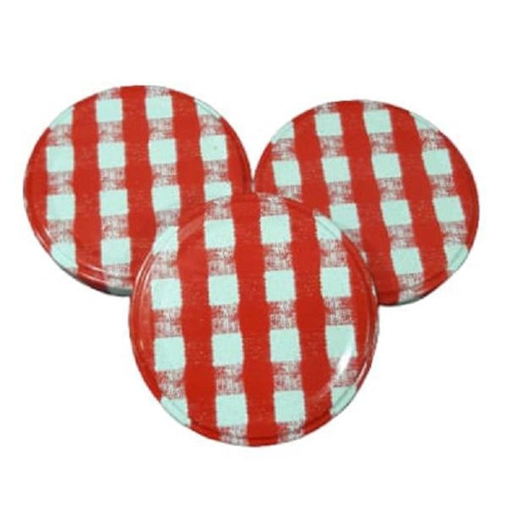 Tampa Xadrez Vermelha 74 Mm - 1 Cento