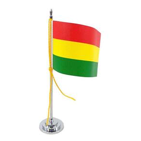 Mini Bandeira De Mesa Bolívia 15 Cm Poliéster