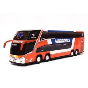 Brinquedo Miniatura Ônibus Antigo Nordeste Coleção 30Cm
