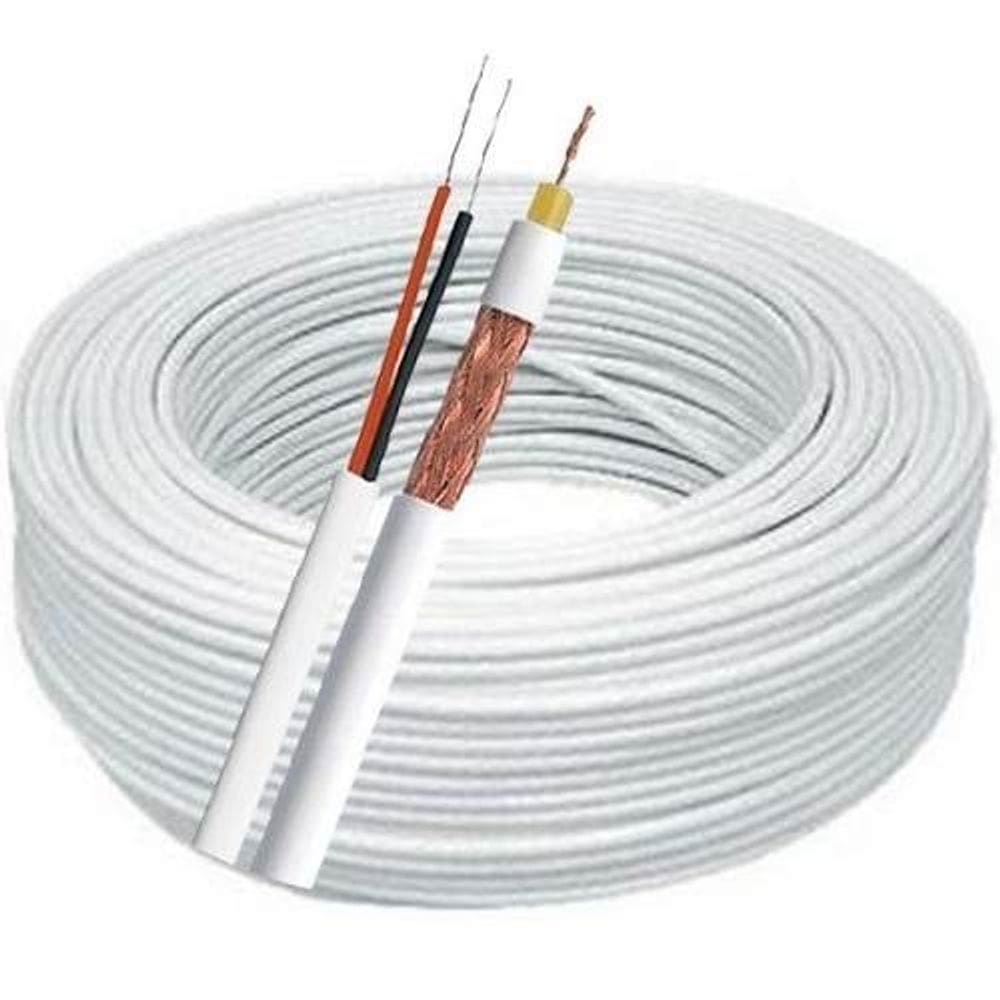 Cabo Coaxial Megatron RF4mm + Bipolar 2x26 AWG 100m