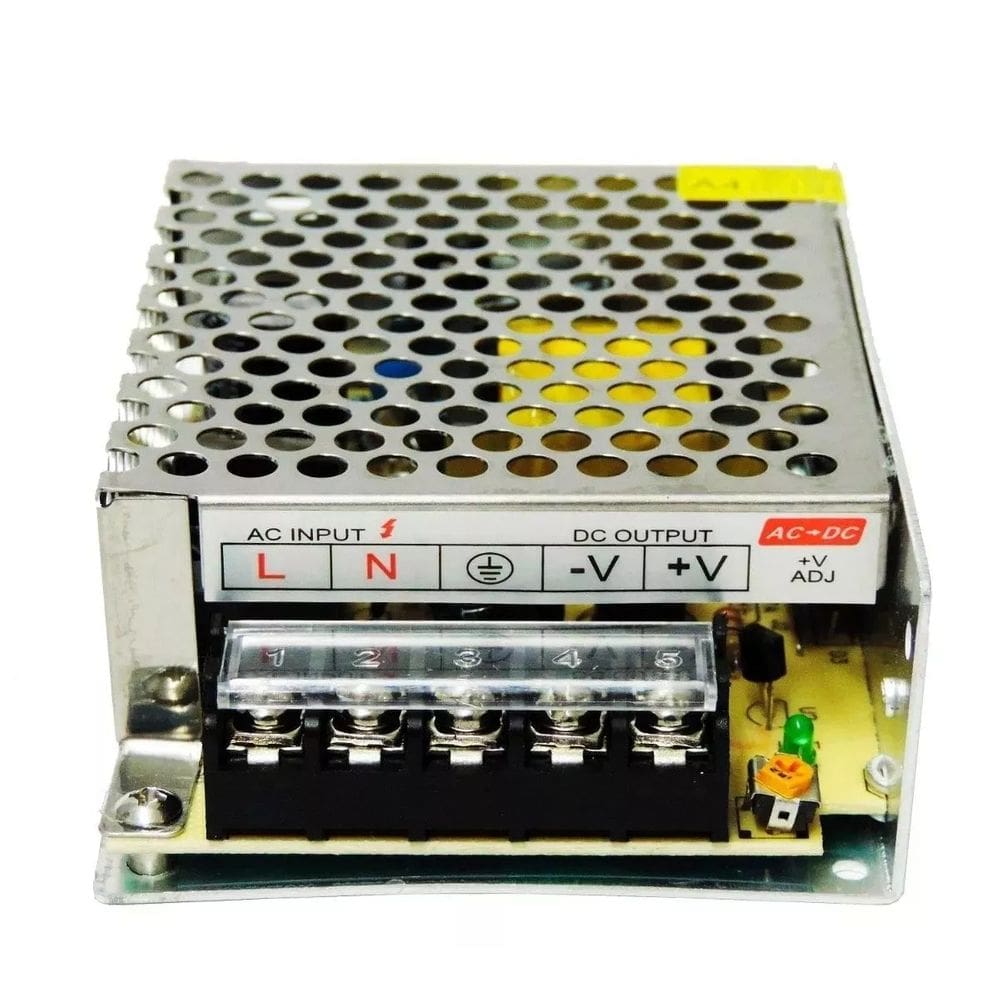 Fonte Chaveada 12v 5a 60w Para Cftv Fita Led Som Automotivo
